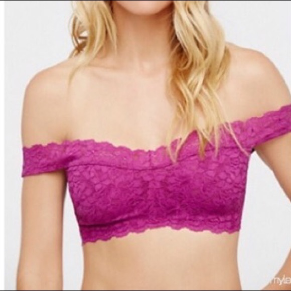 off the shoulder bralette